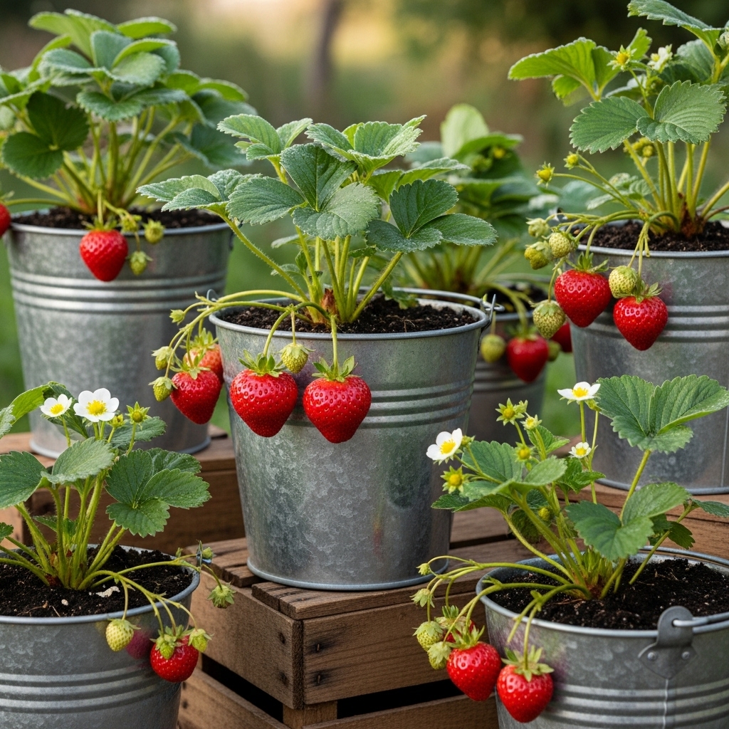 7. Bucket Strawberries