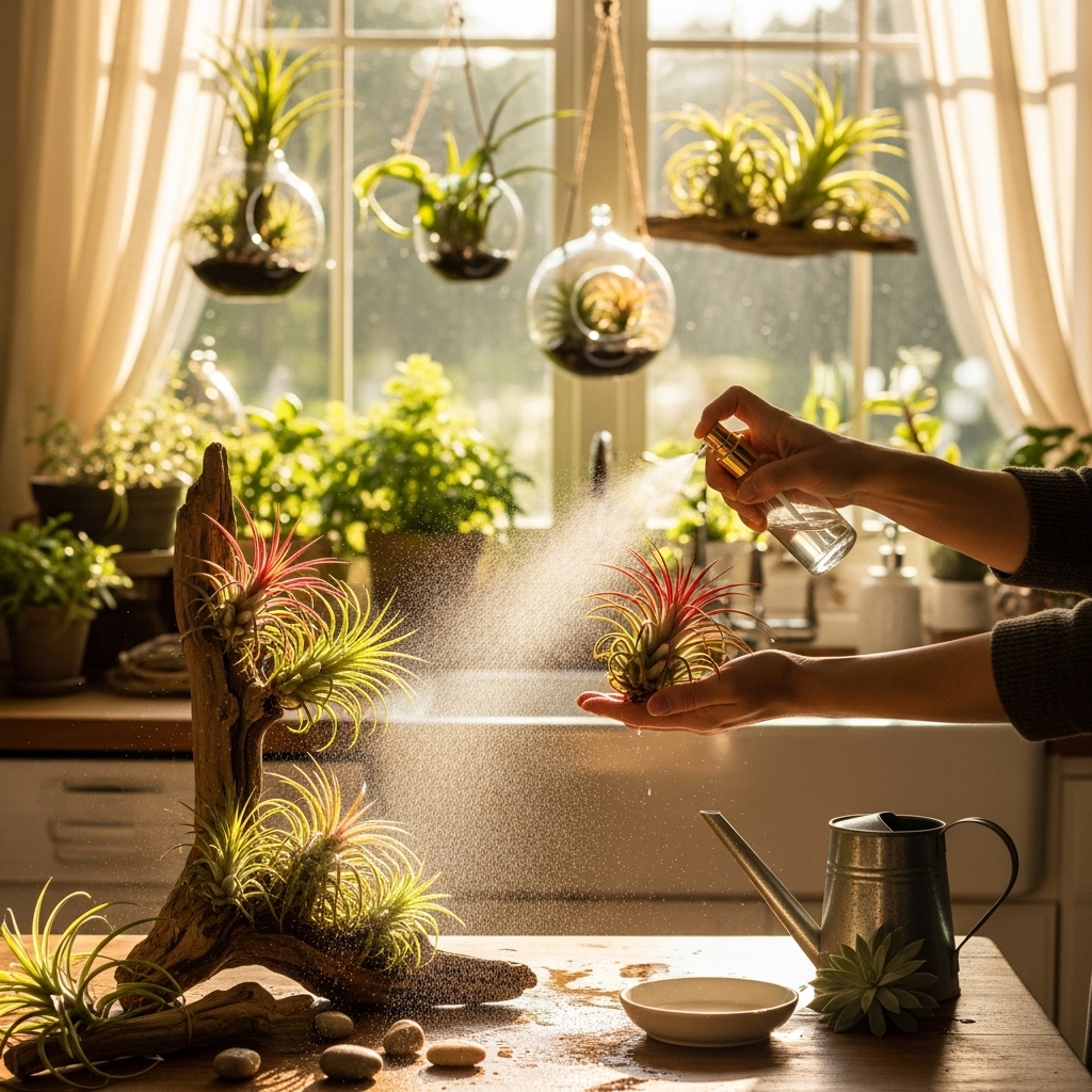 How to Water Air Plants the Right Way (No Soil)