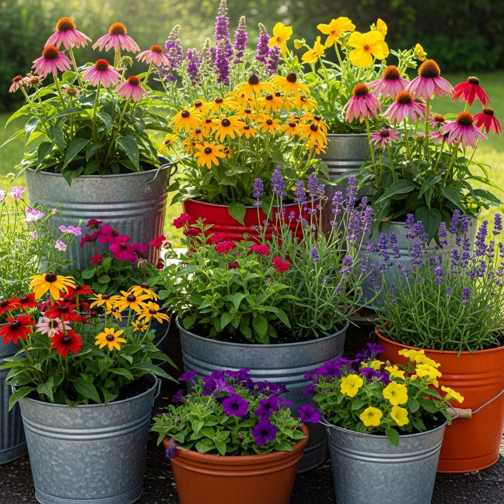 7. You Can't Grow Perennials in Buckets
