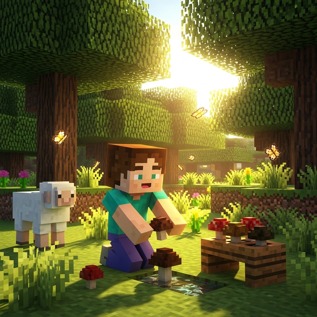 How to Plant Mushrooms in Minecraft (Beginner Guide)