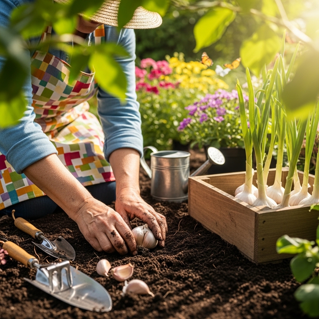 How to Plant Garlic Cloves for Bigger Garlic