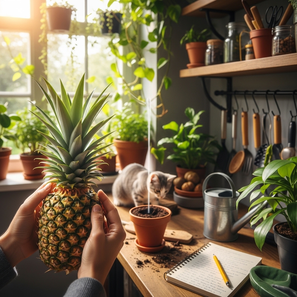 How to Plant a Pineapple From the Top (Easy Steps)