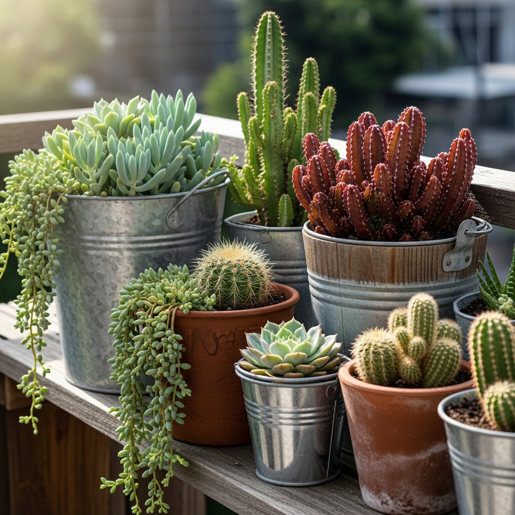 4. Succulent and Cactus Garden