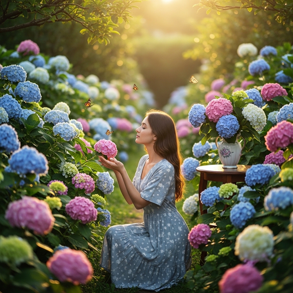 8. Hydrangea: Symbol of Gratitude