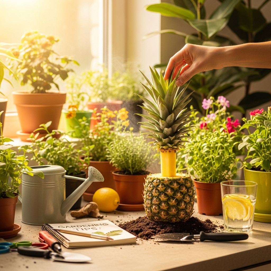 How to Grow a Pineapple Plant From the Top (Easy Guide)