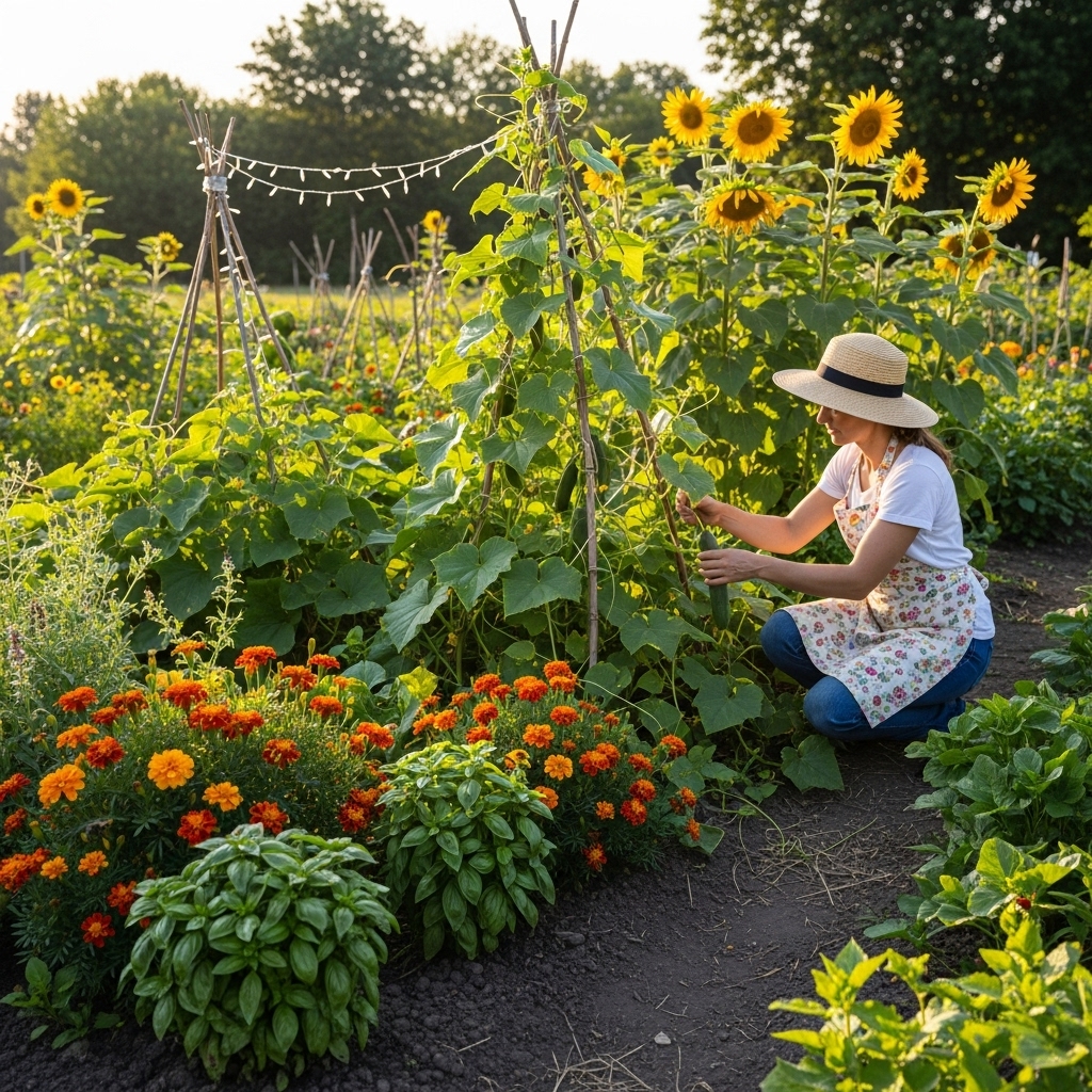 What to Plant With Cucumbers (Best Companions)