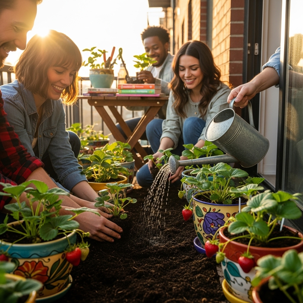 How to Plant and Grow Strawberries in Containers (Easy Guide)