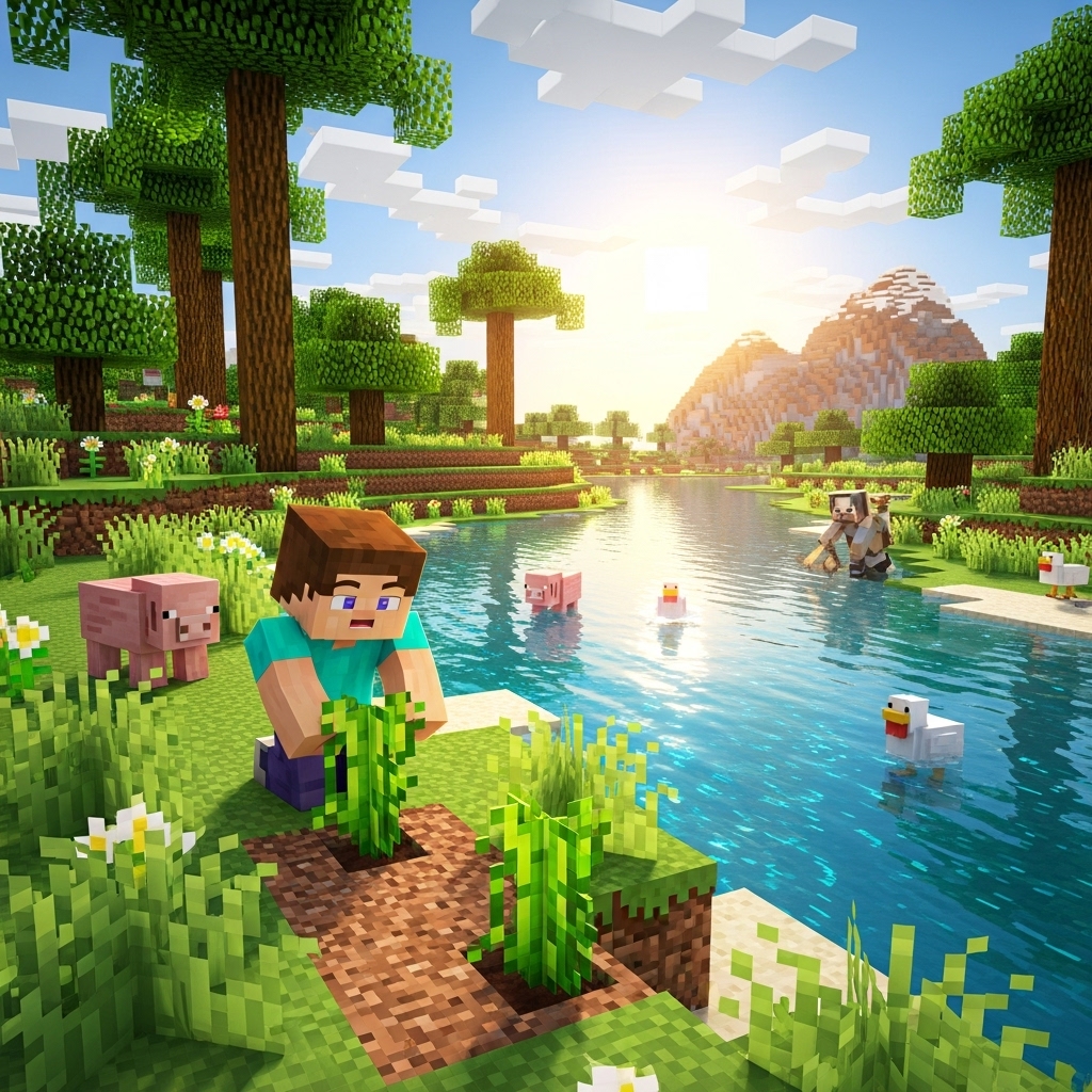 How to Plant Sugar Cane in Minecraft (Beginner Guide)