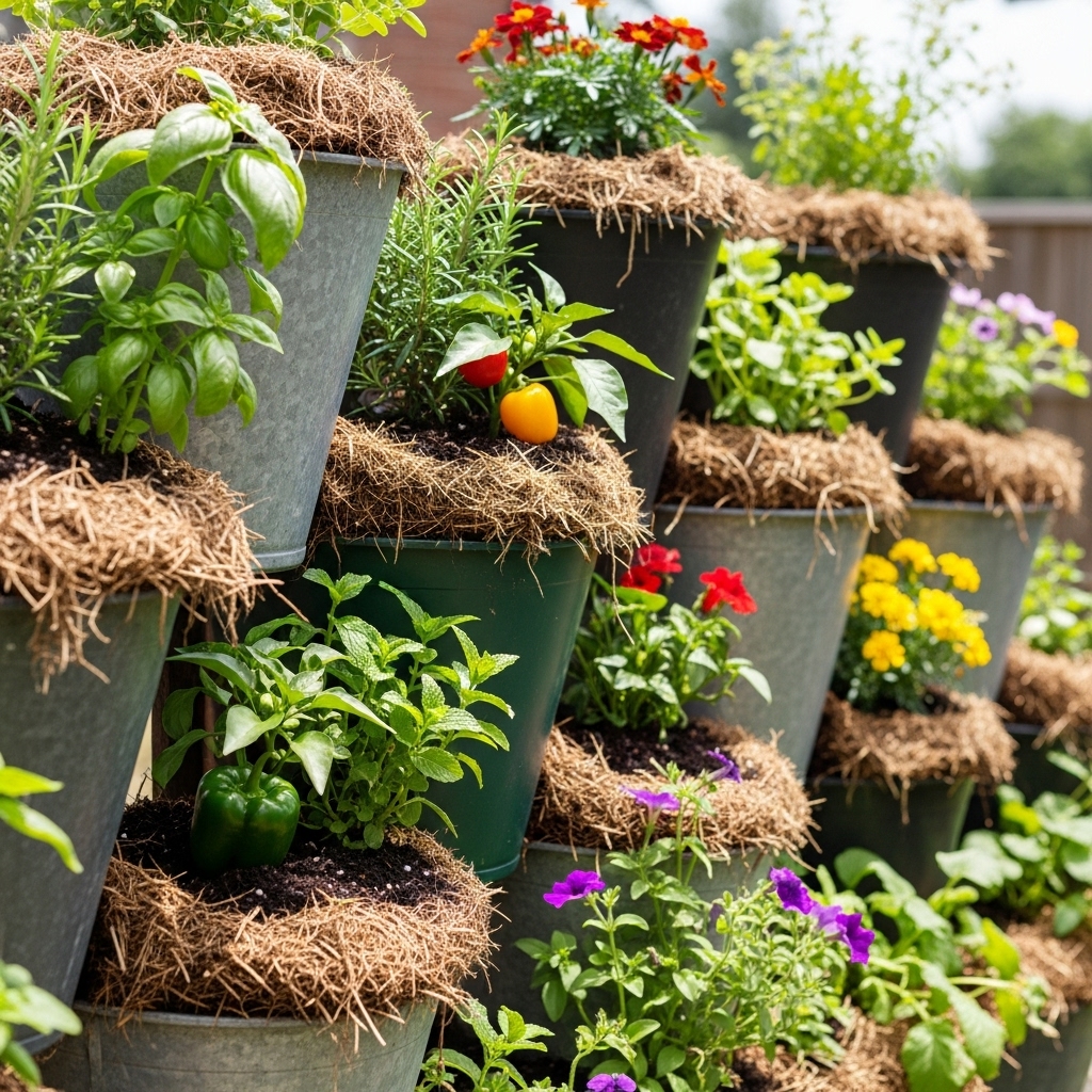 4. Mulch Your Buckets