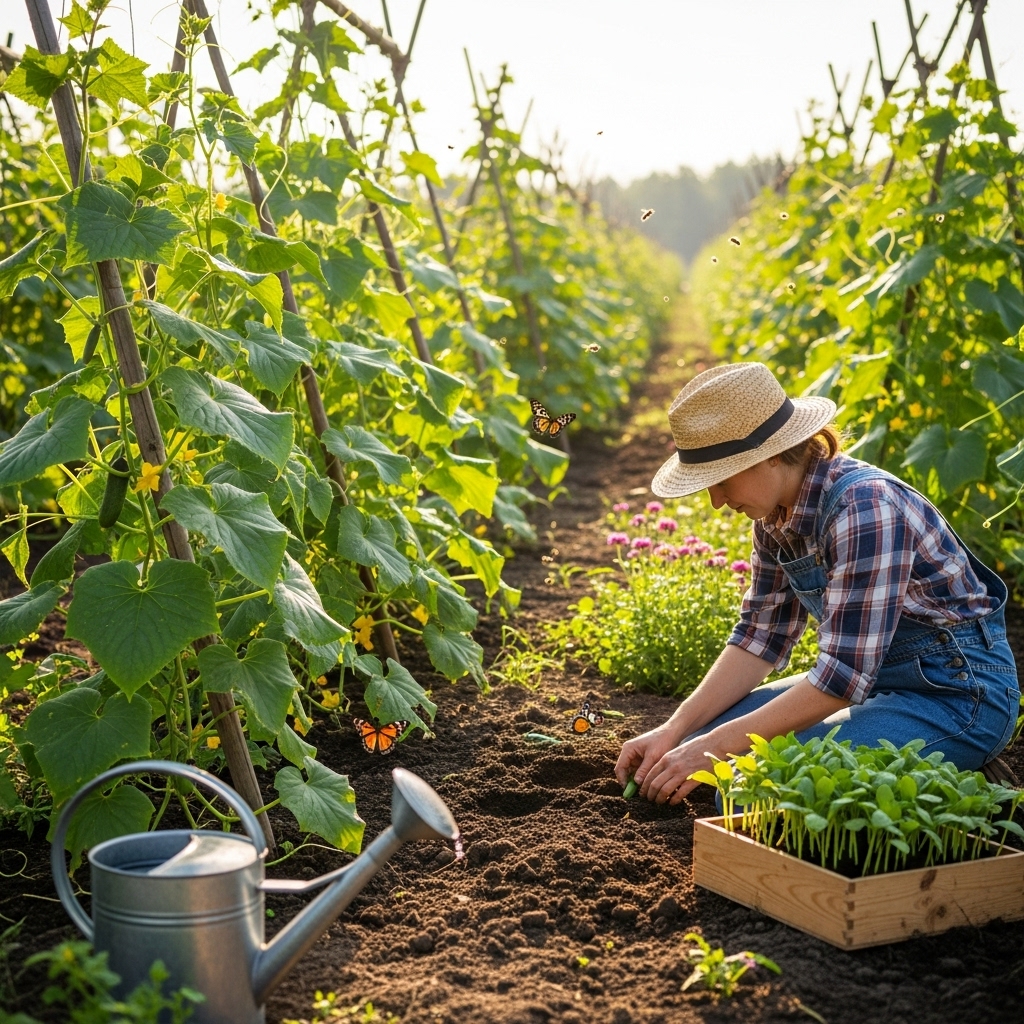 How to Plant Cucumbers for Fast Growth & High Yield