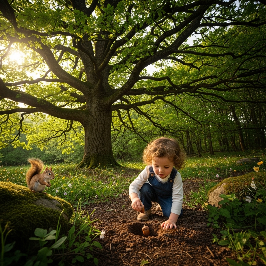 How to Plant an Acorn and Grow an Oak Tree