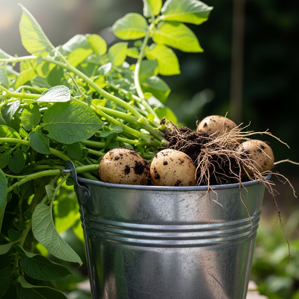 6. DIY Potato Bucket