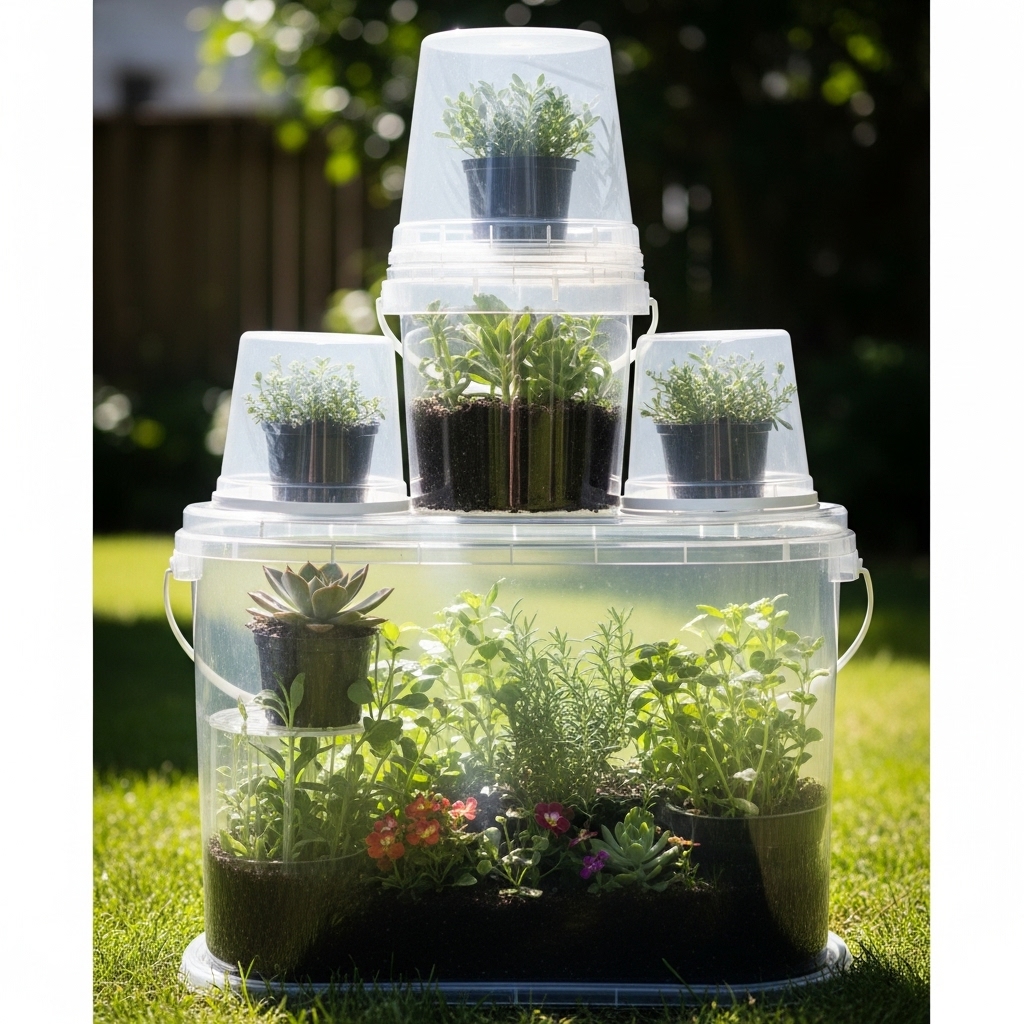 8. Mini Greenhouse