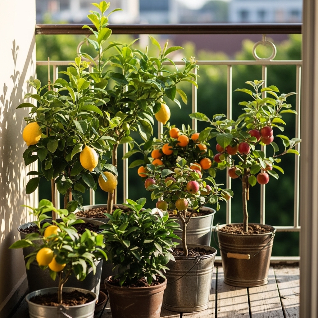 10. Miniature Fruit Trees