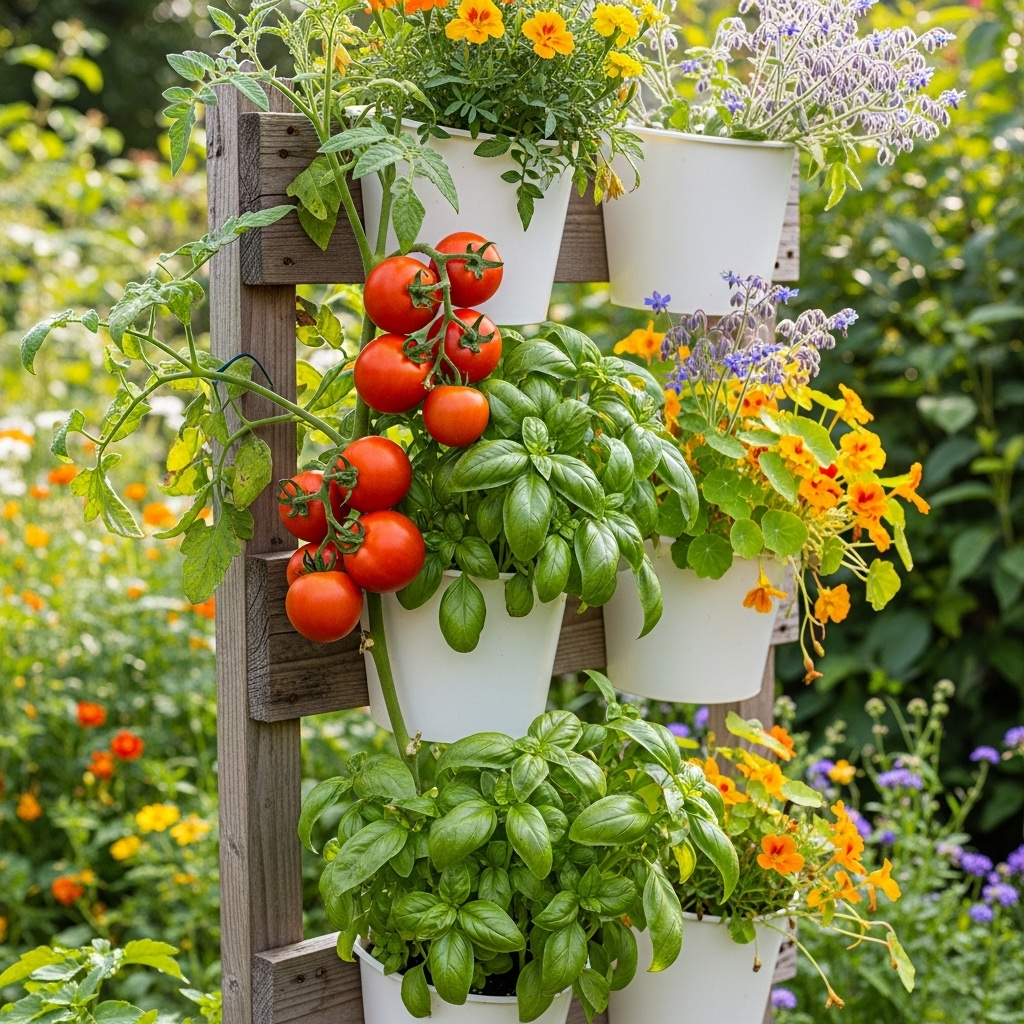 10. Companion Planting Buckets