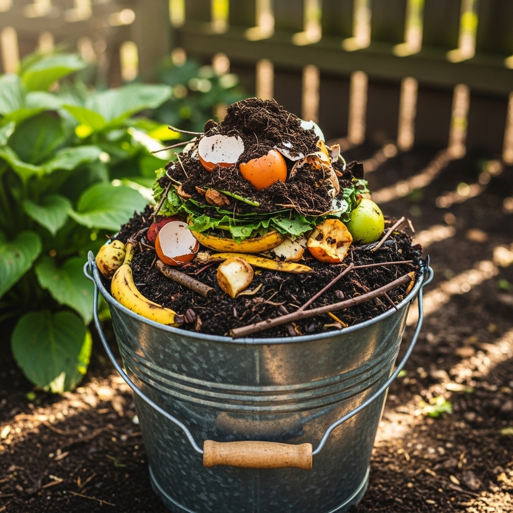 6. Bucket Compost Bin