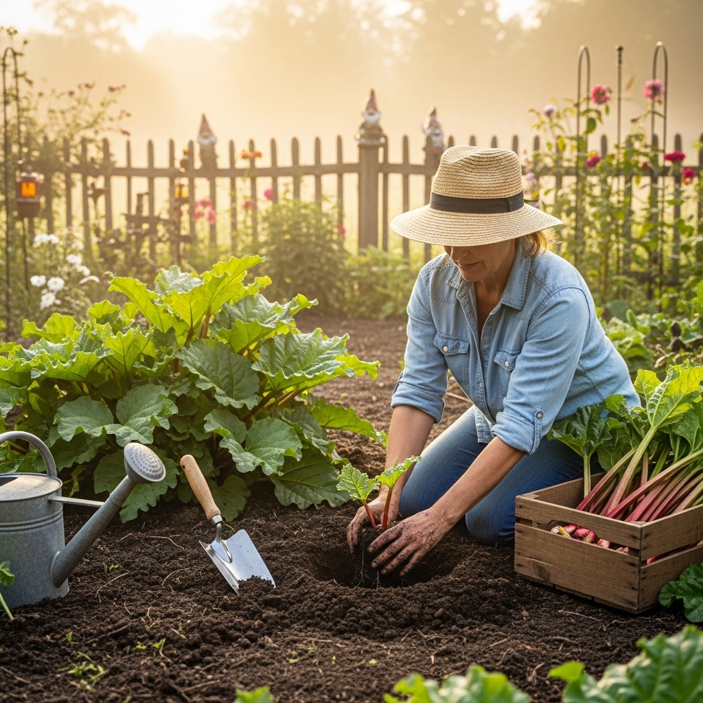 How to Plant Rhubarb for Best Growth