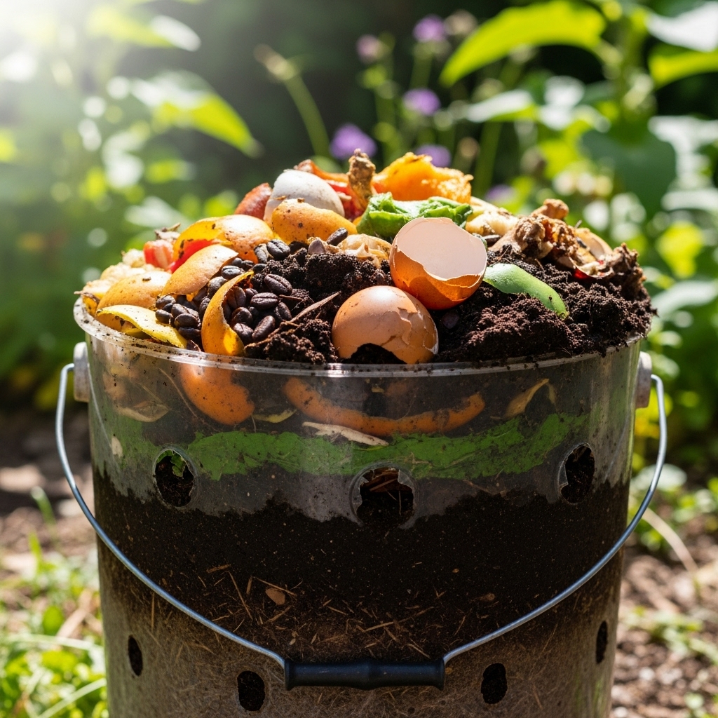 4. DIY Composting Bucket