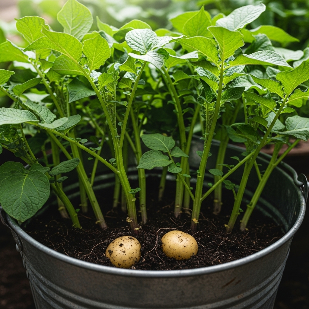 6. Seaux de pommes de terre