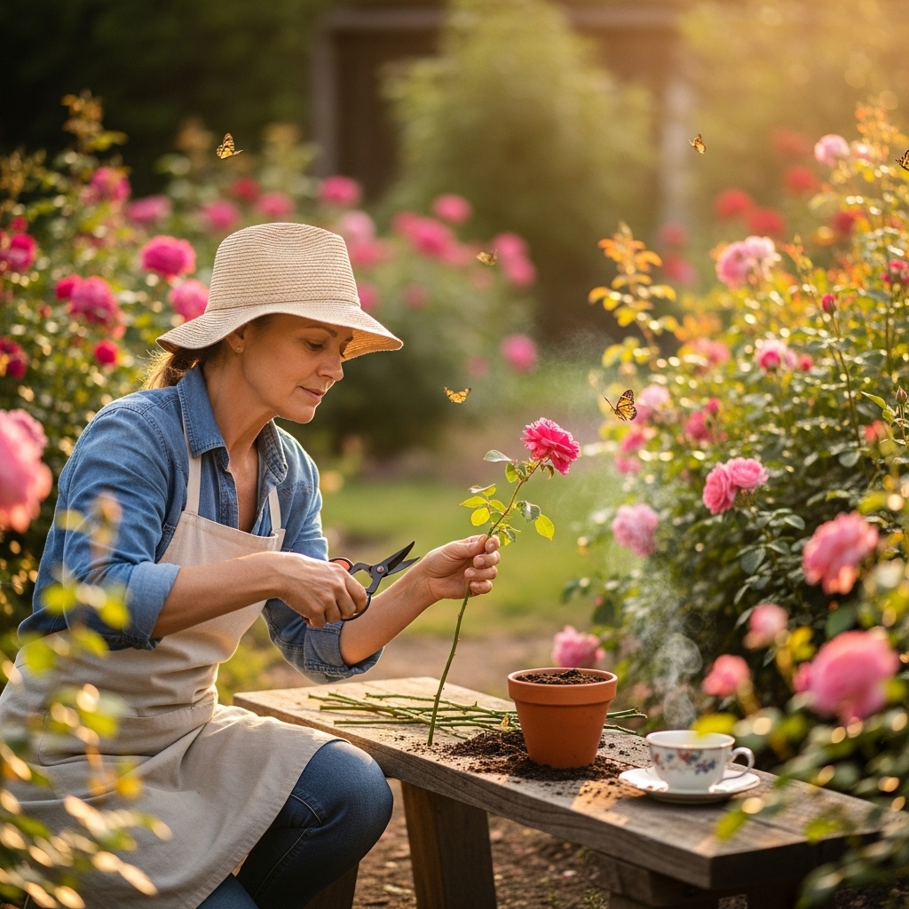 How to Plant Rose Cuttings Successfully