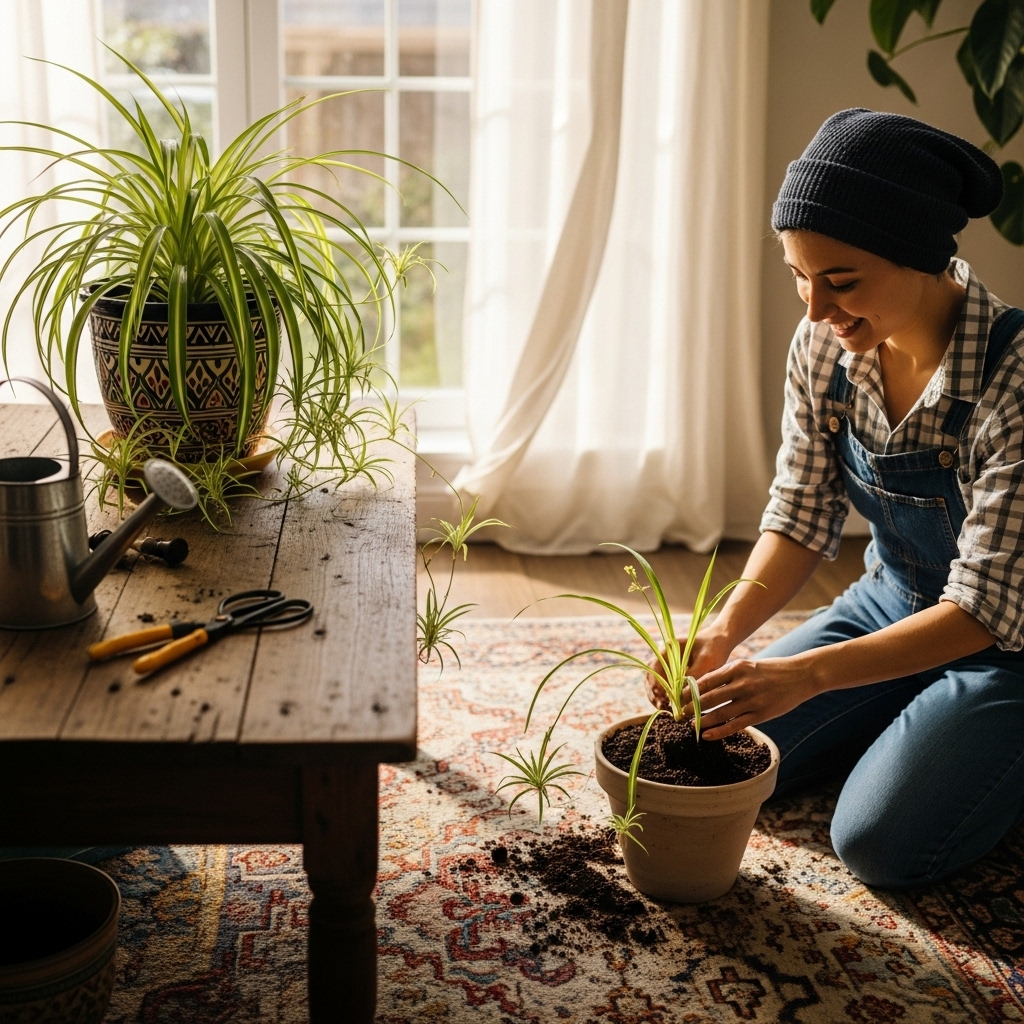 How to Care for a Spider Plant (Beginner Guide)