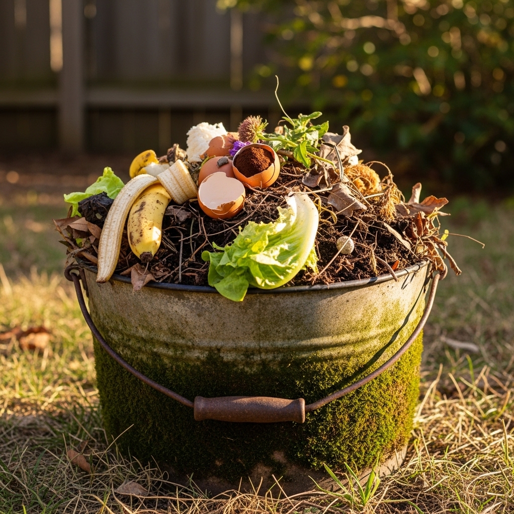 12. Bucket Compost Bin