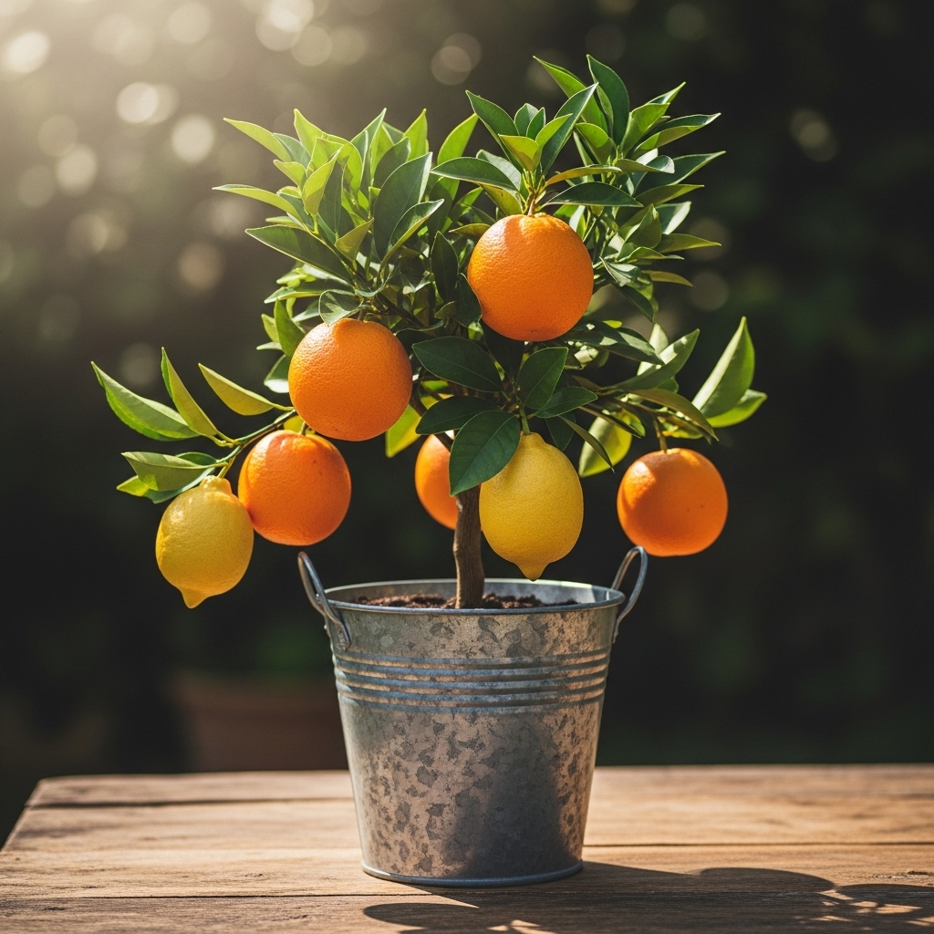 8. Miniature Citrus Trees