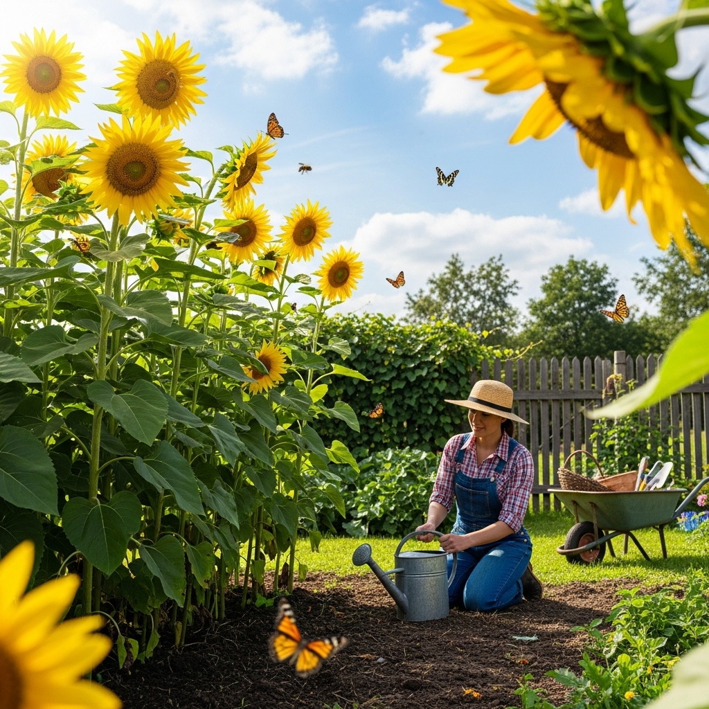 How to Grow Sunflower Plants (Big Blooms Guide)