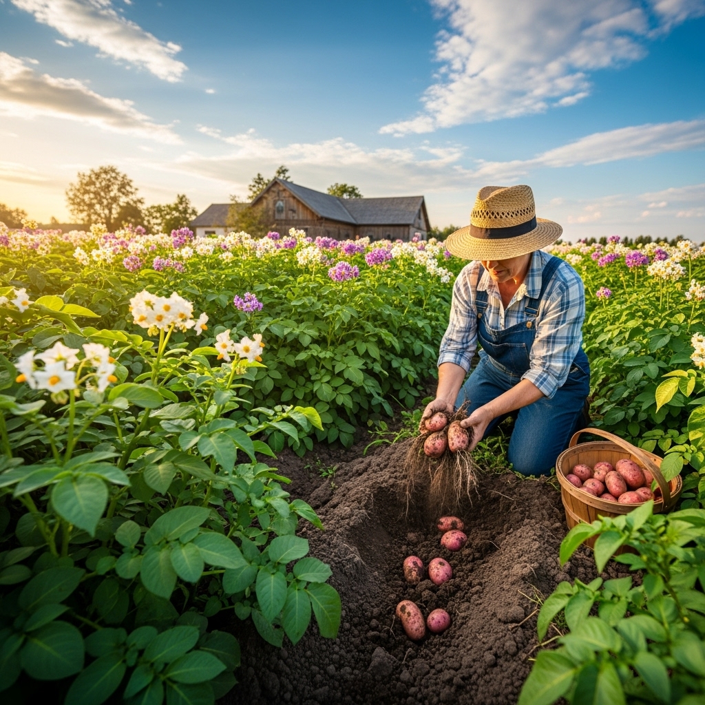 When Are Potato Plants Ready to Harvest? Signs & Timing