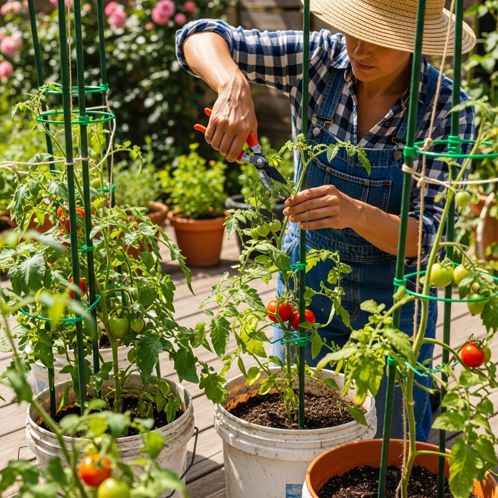 7. Prune and Train Your Plants