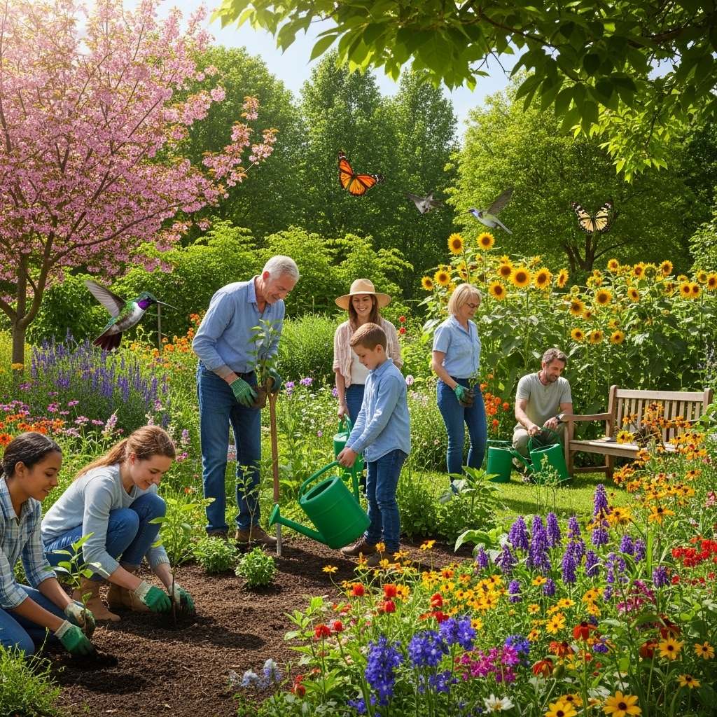 How to Create a Pollinator-Friendly Garden with Native Trees and Plants
