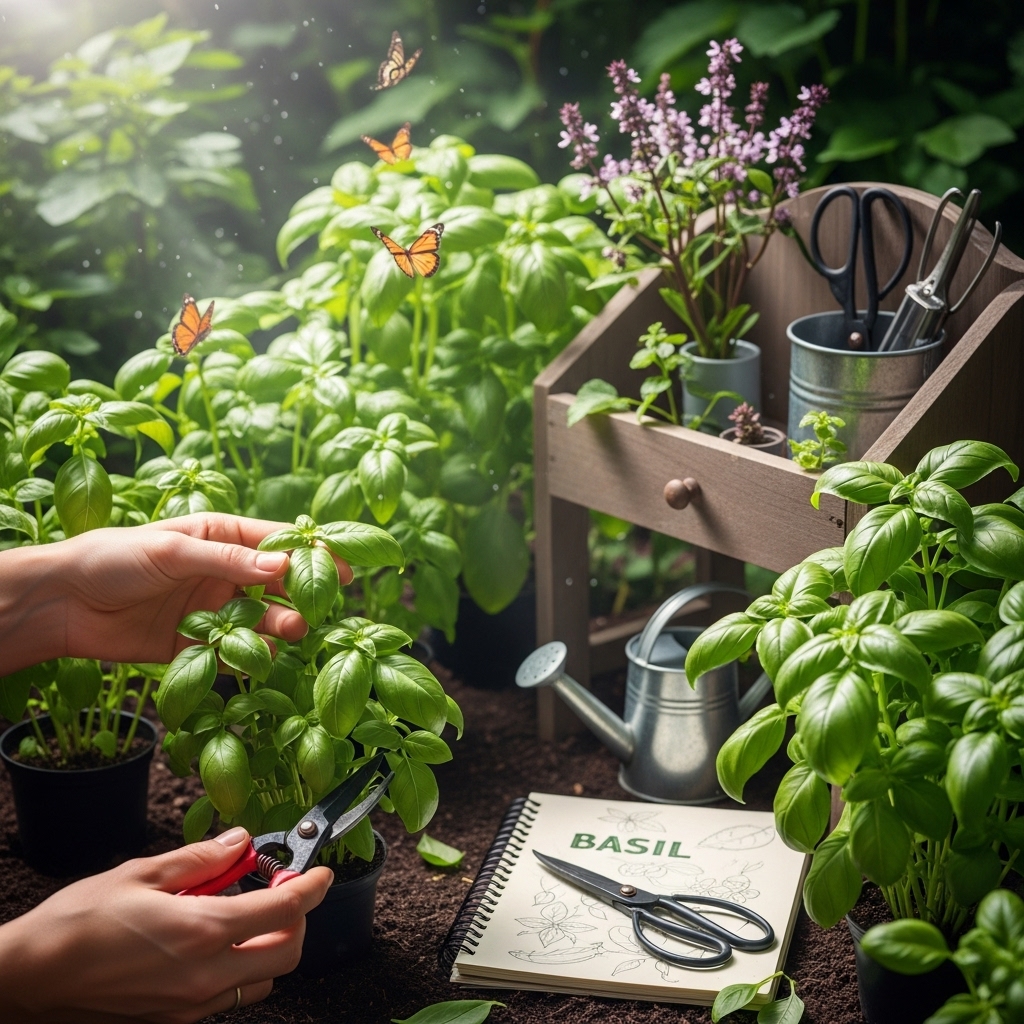 How to Prune a Basil Plant for More Growth
