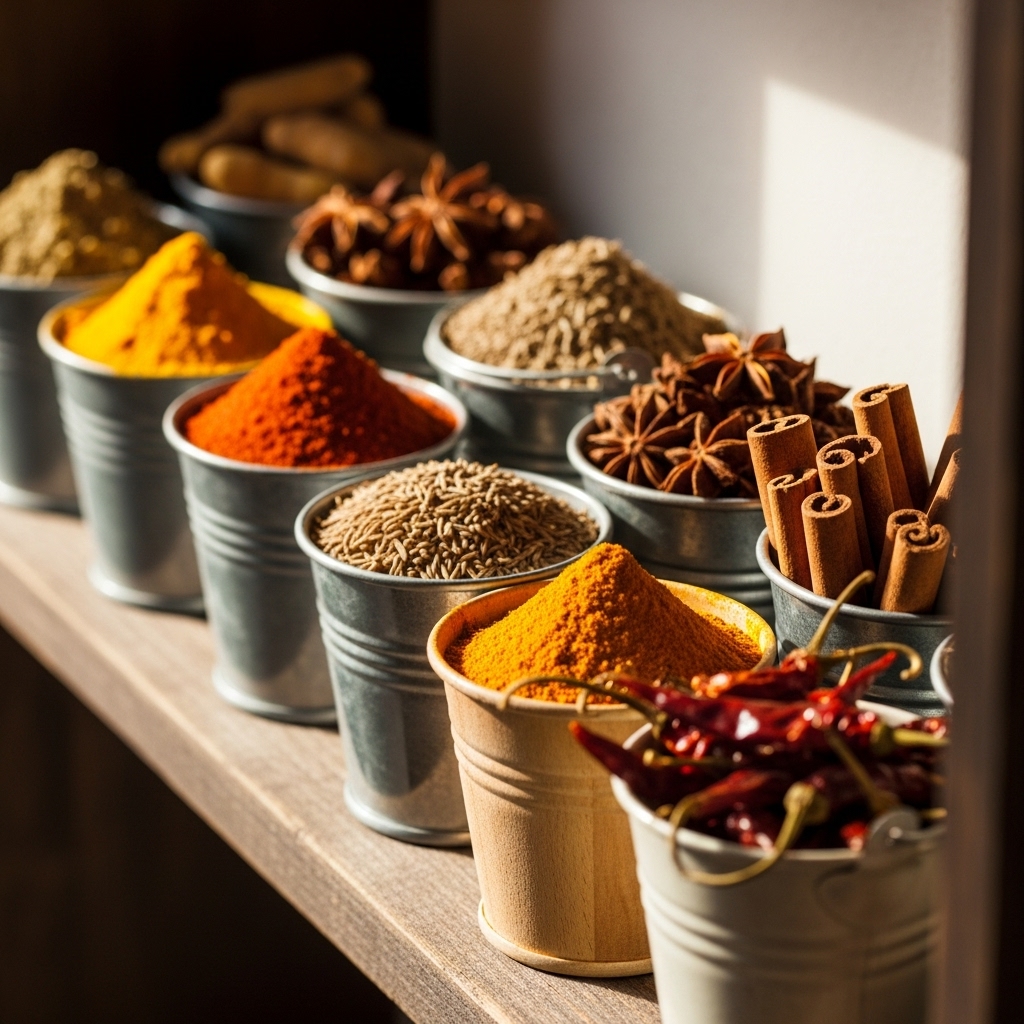 8. Spice Jar Buckets