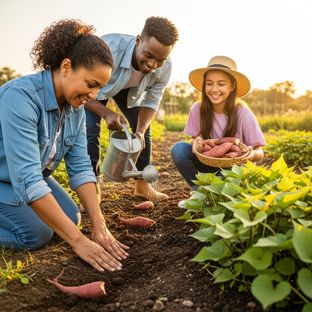 How to Plant Sweet Potato Slips for Bigger Harvest