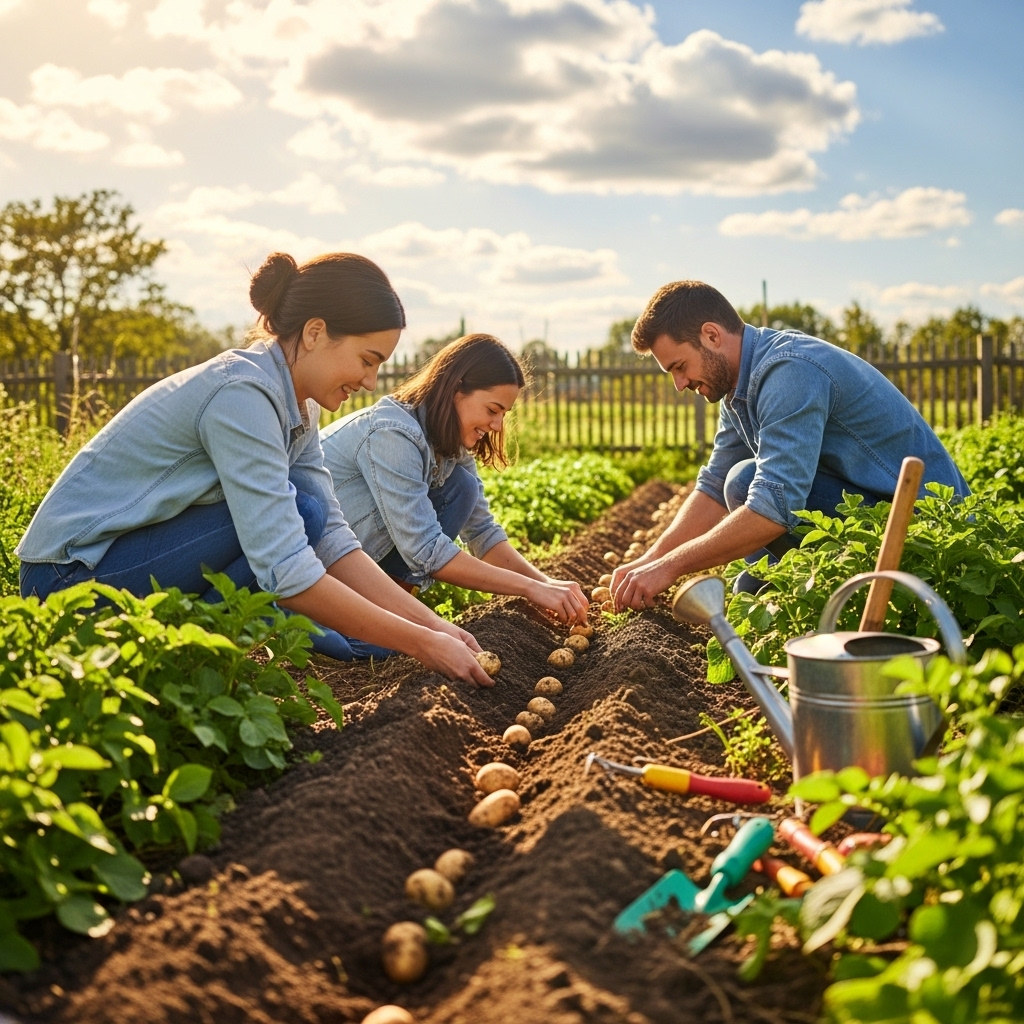 How to Plant Potatoes for Bigger Harvests