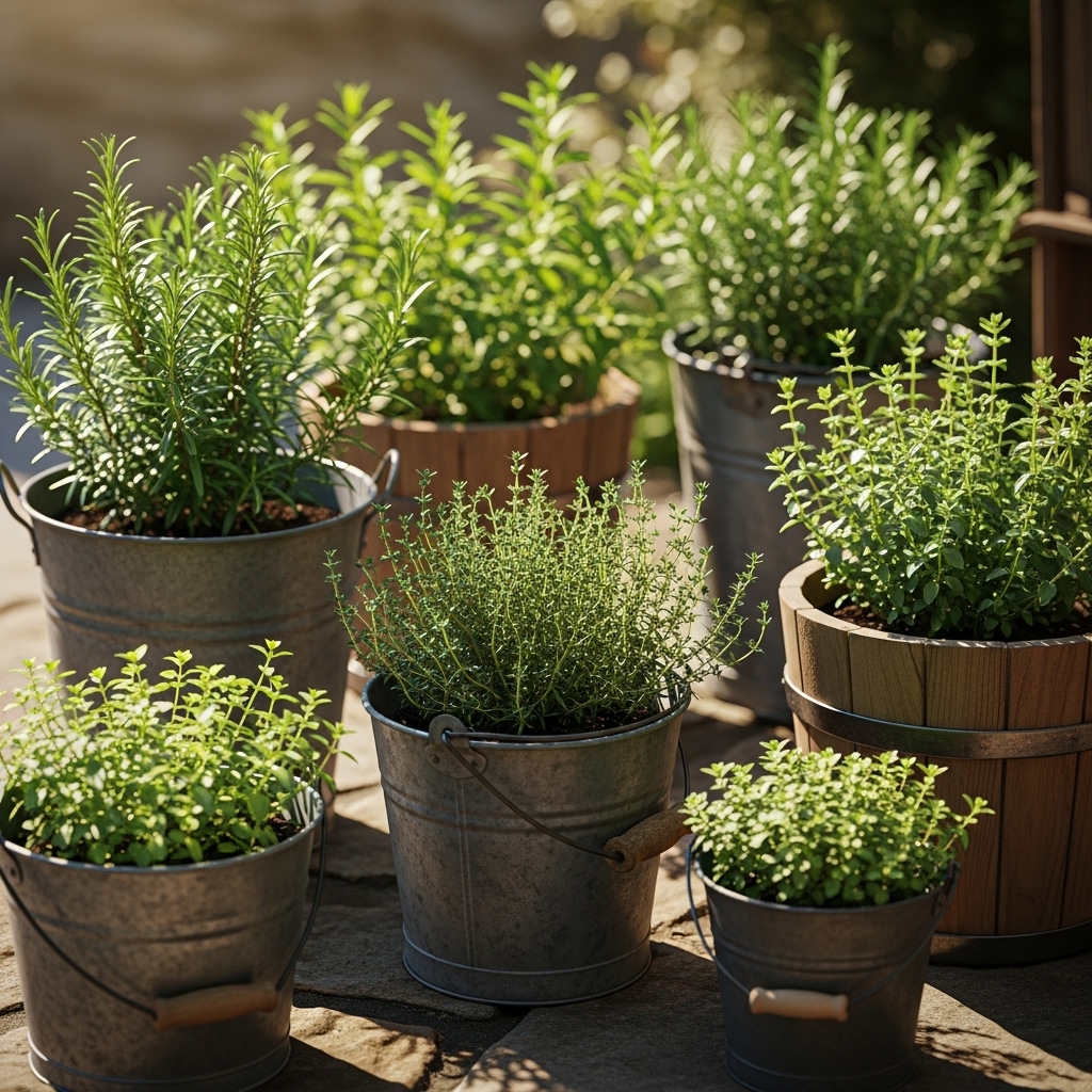 11. Spice Bucket Garden