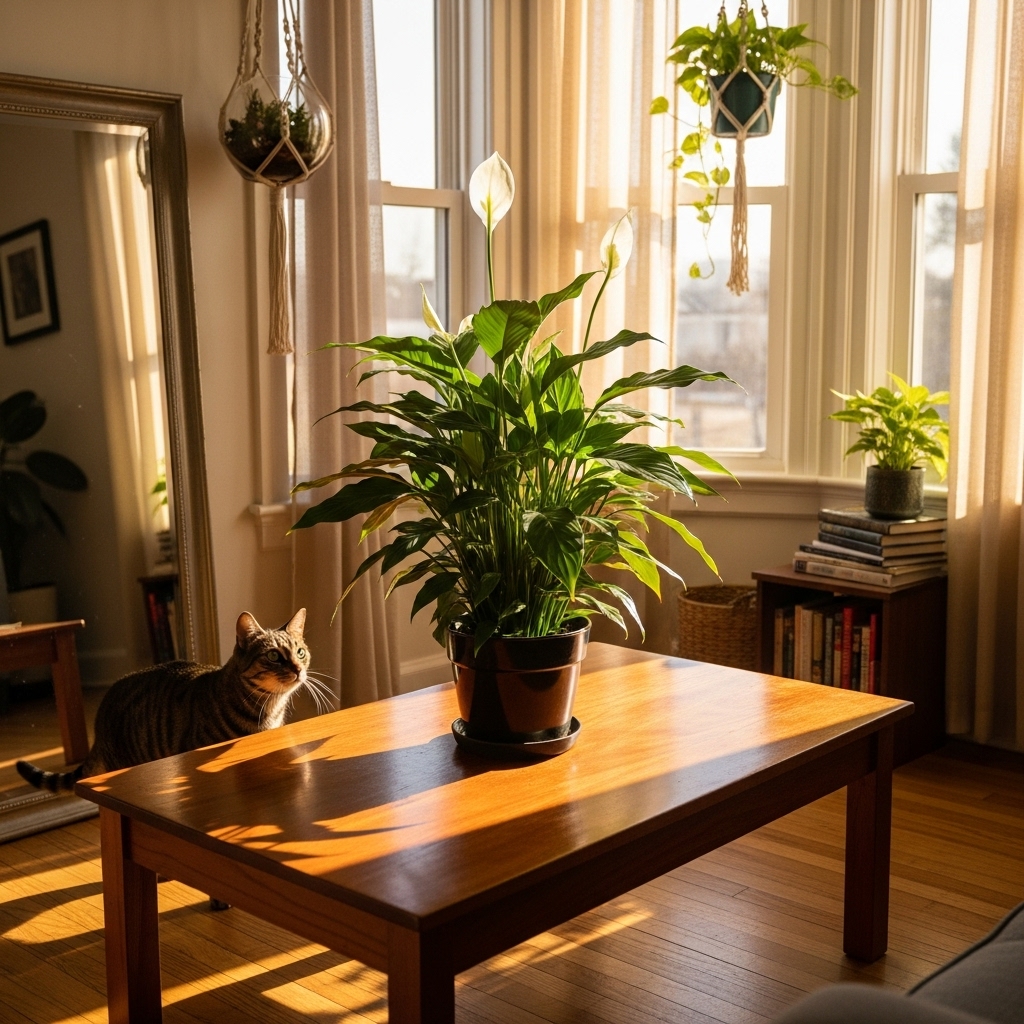 Are Spathiphyllum (Peace Lily) Plants Poisonous to Cats?