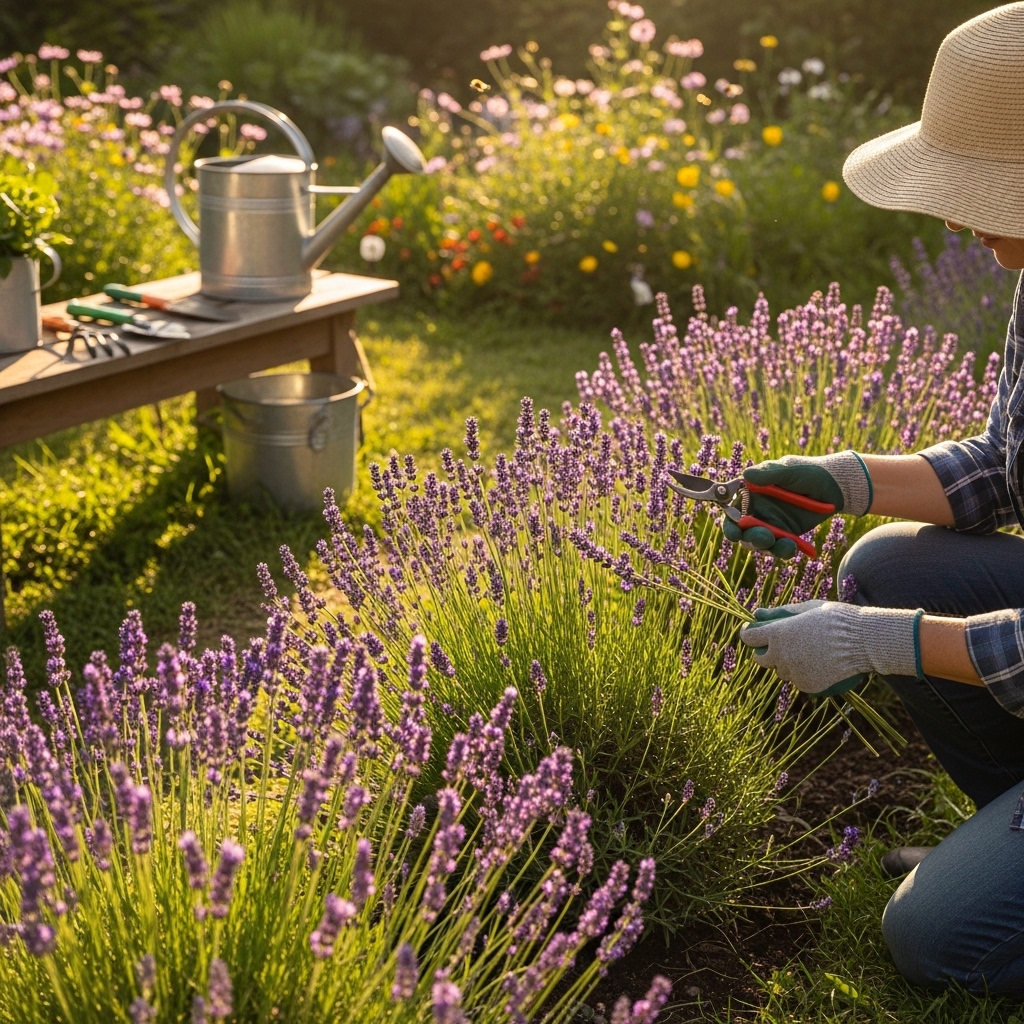 Post-Pruning Care for Lavender