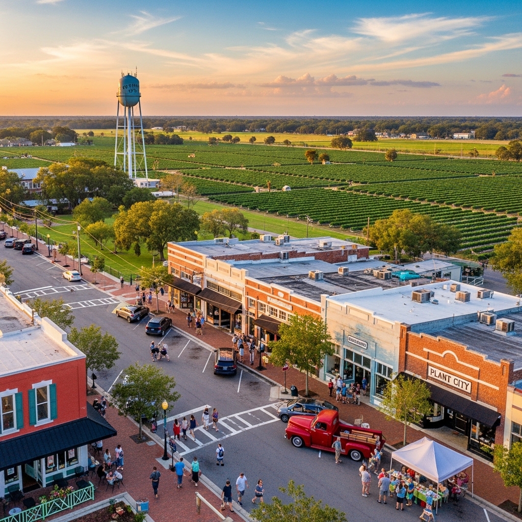 Overview of Plant City, Florida