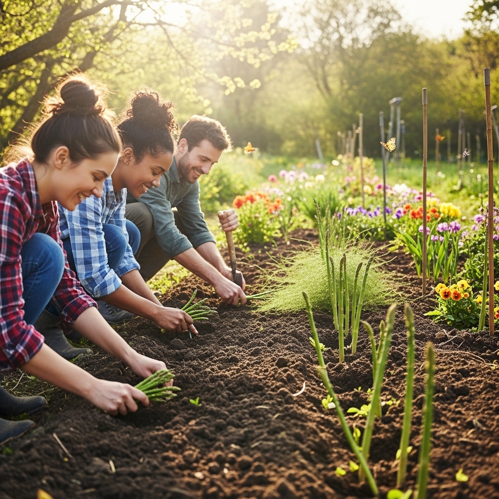 How to Plant Asparagus Crowns for Best Growth