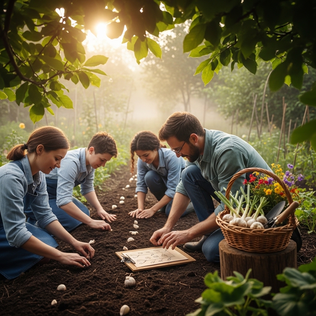 Preparing to Plant Garlic