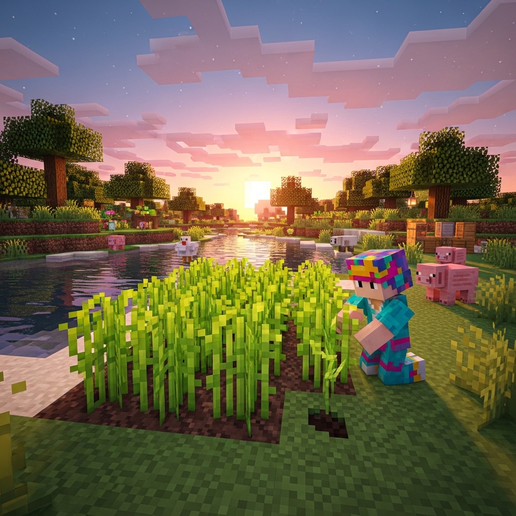 How to Plant Sugar Cane in Minecraft (Easy Farm)