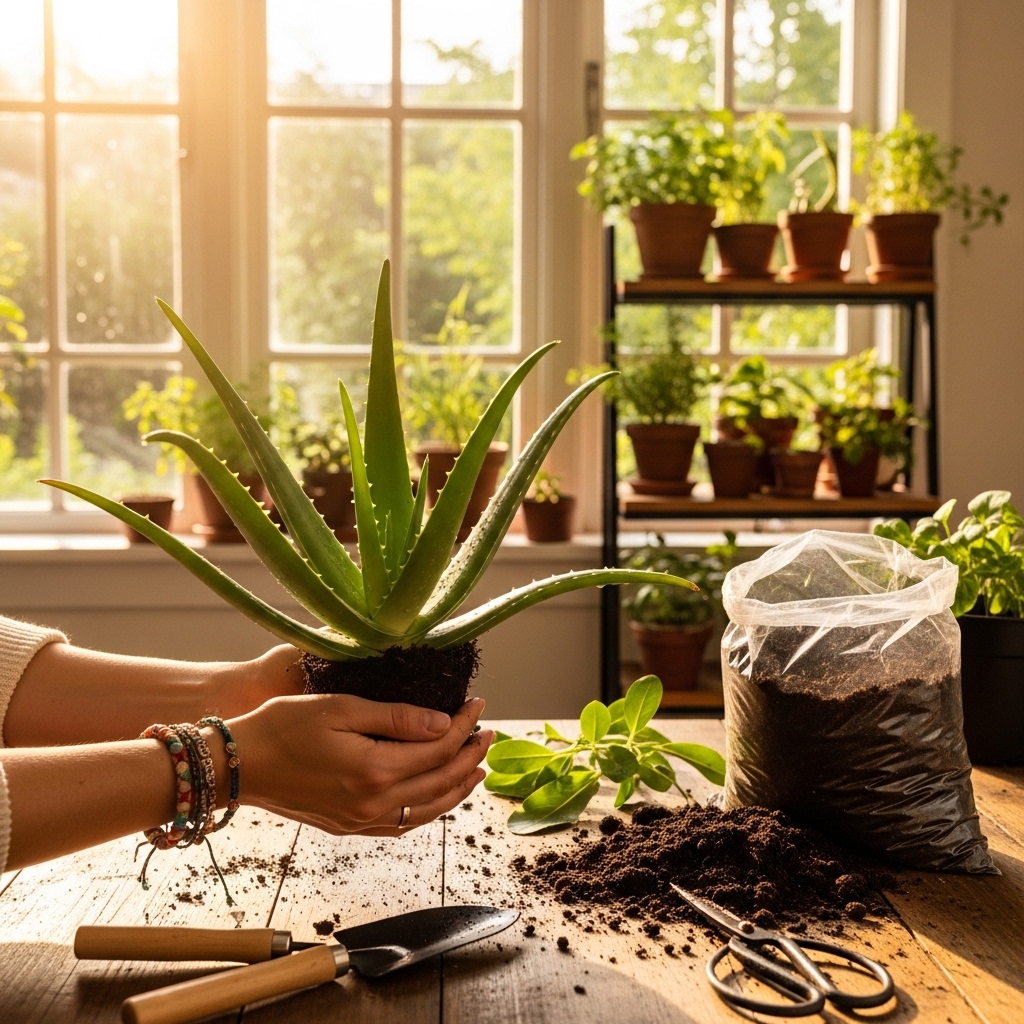How to Replant an Aloe Vera Plant (Easy Steps)
