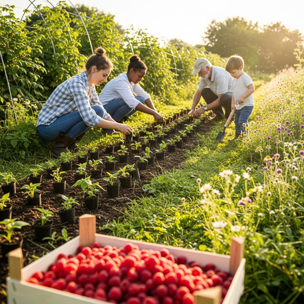 How to Plant Raspberries for Best Yield