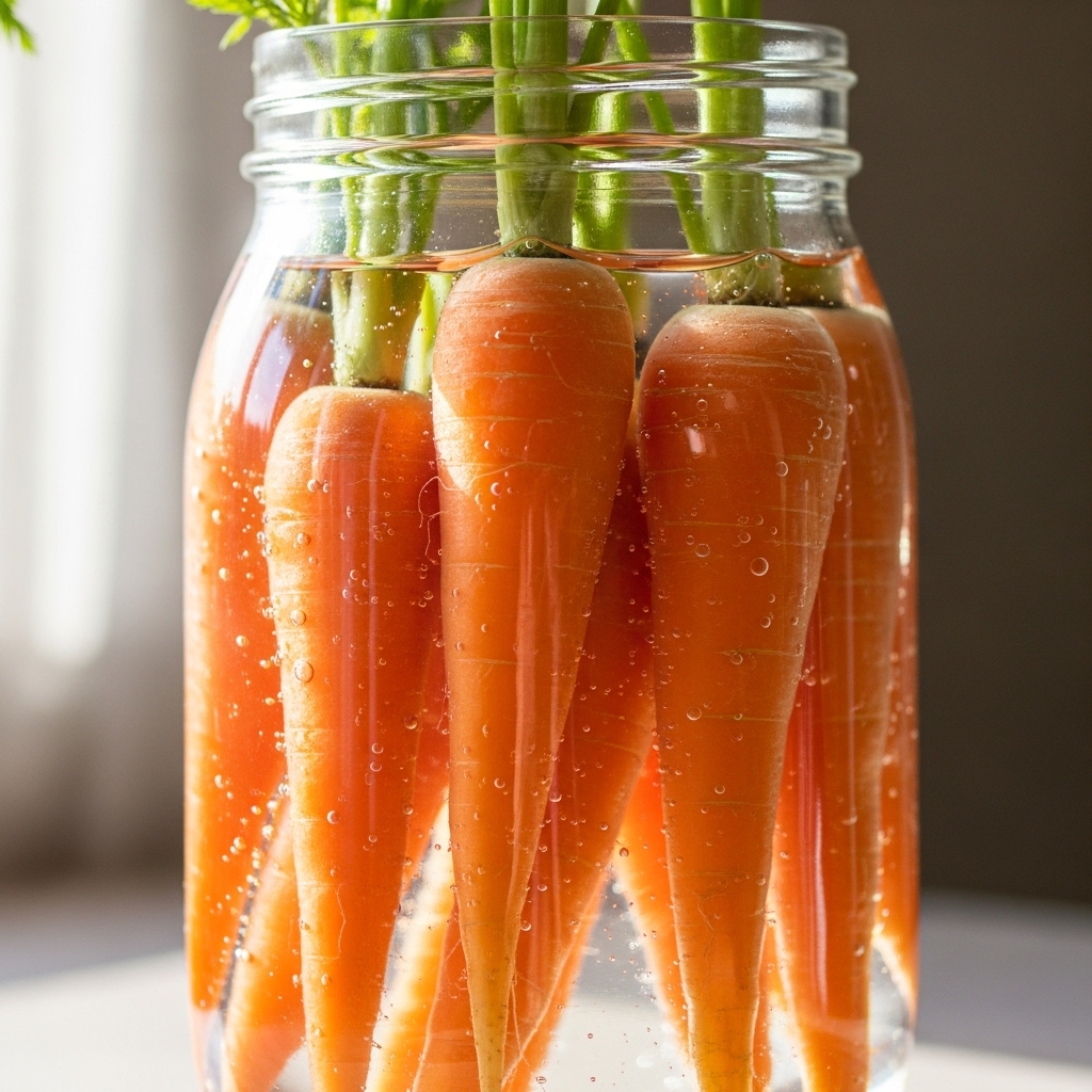 4. Store Carrots in Water
