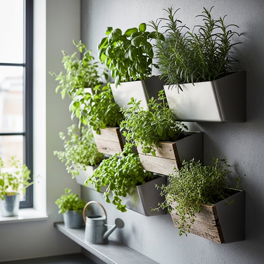 6. Vertical Herb Garden
