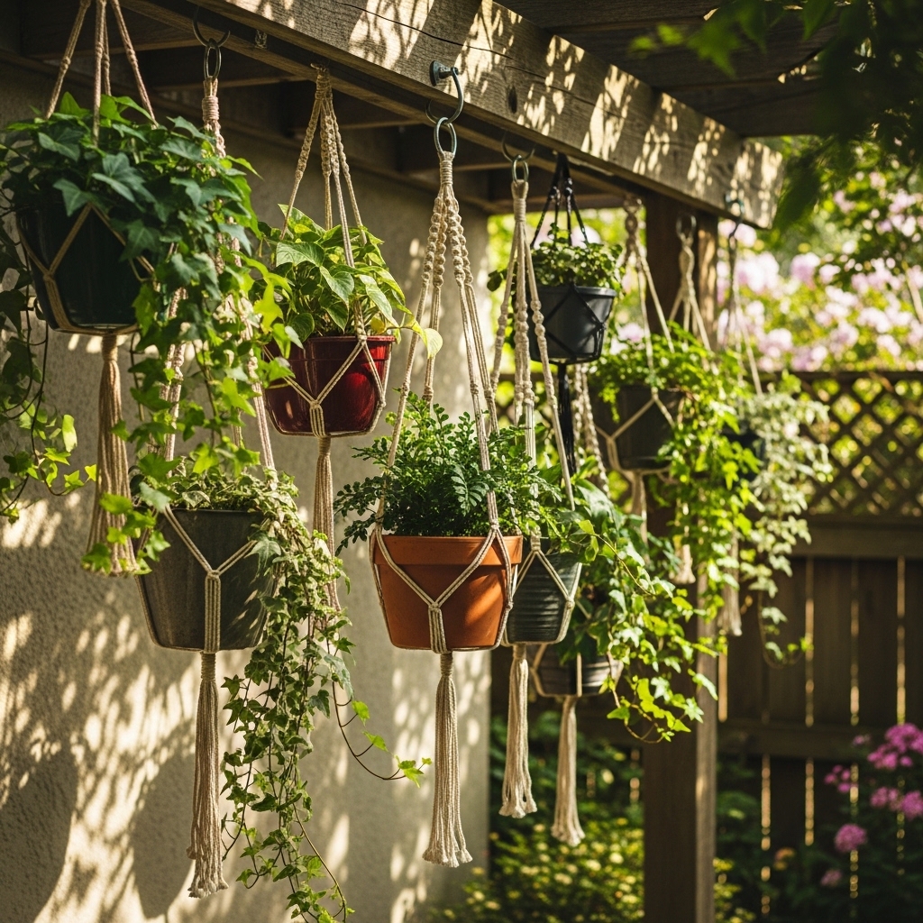2. Hanging Planters