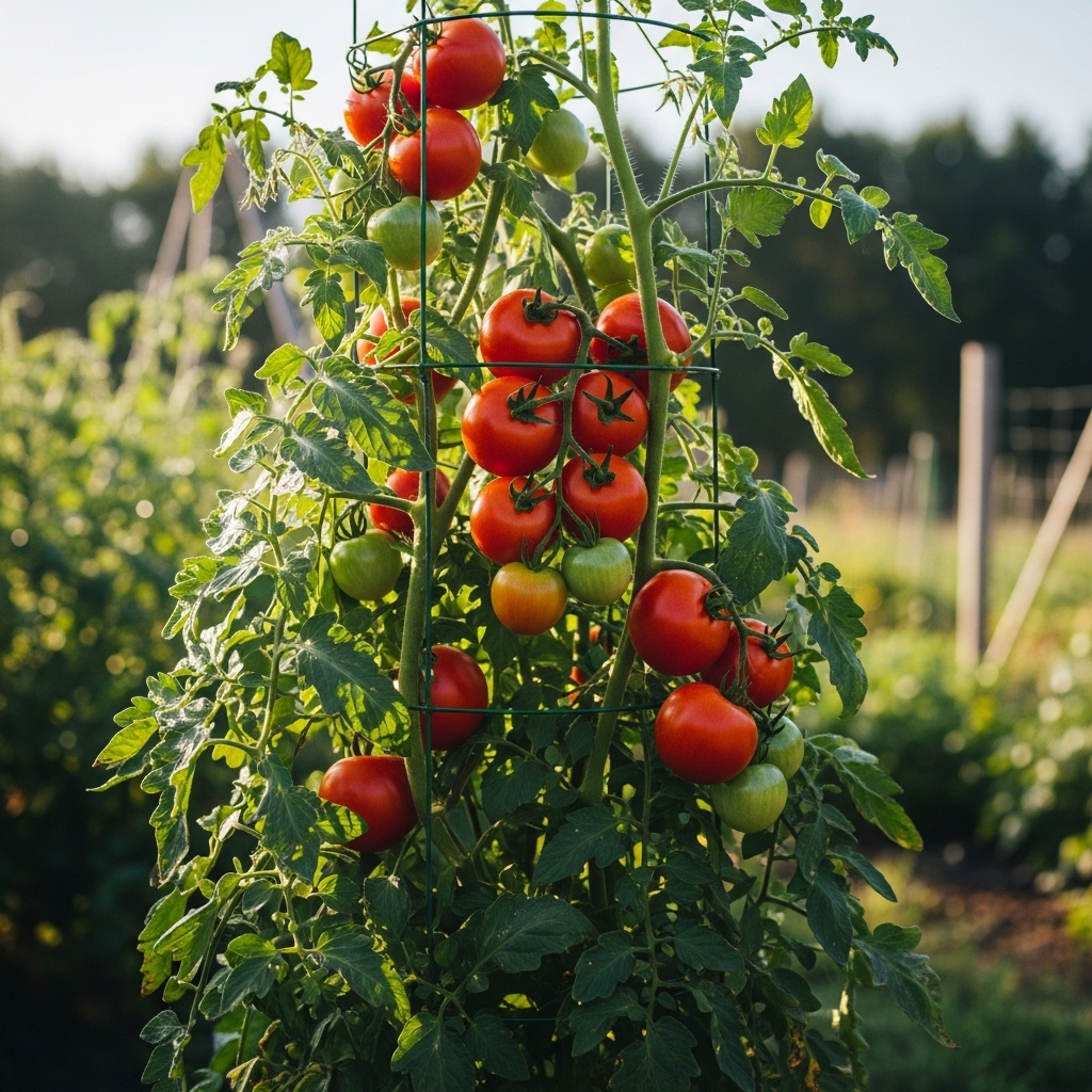 5. Tomato Cage Trellis