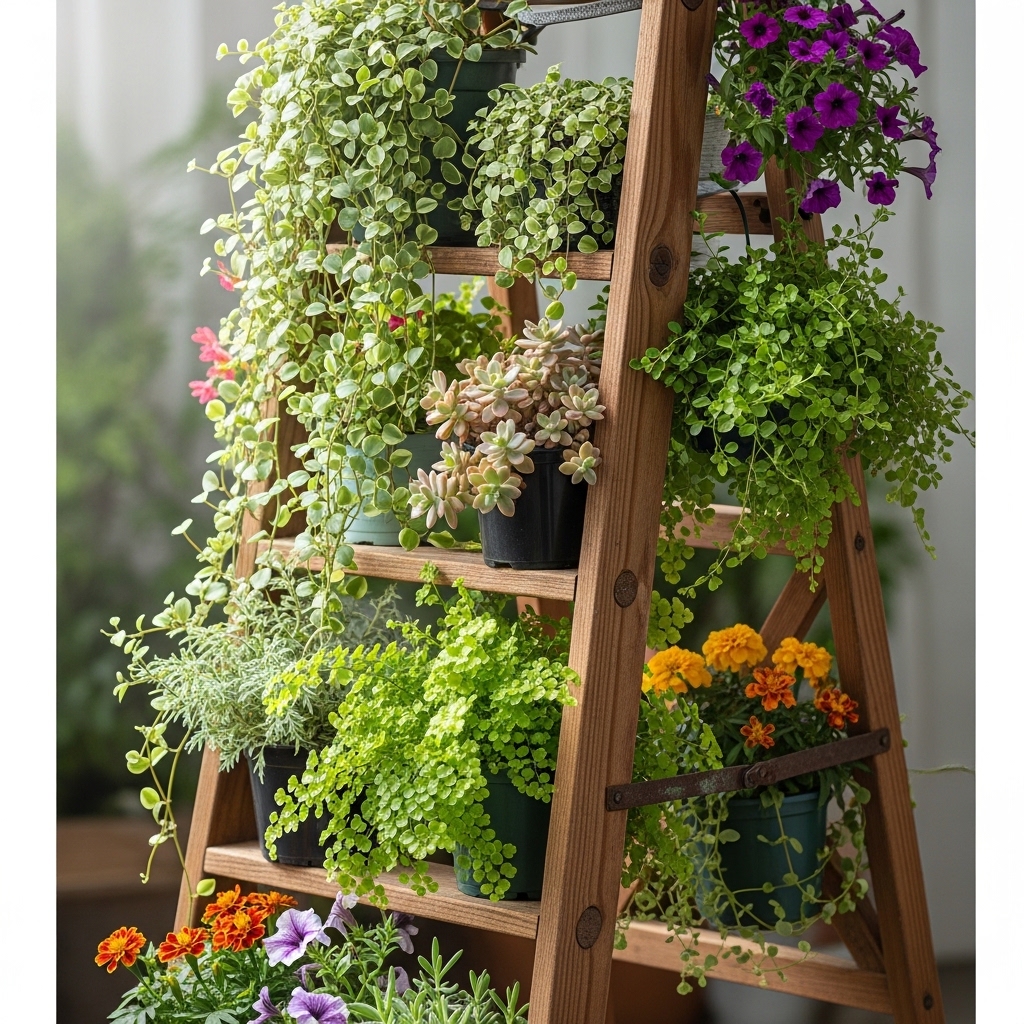 4. Ladder Planter