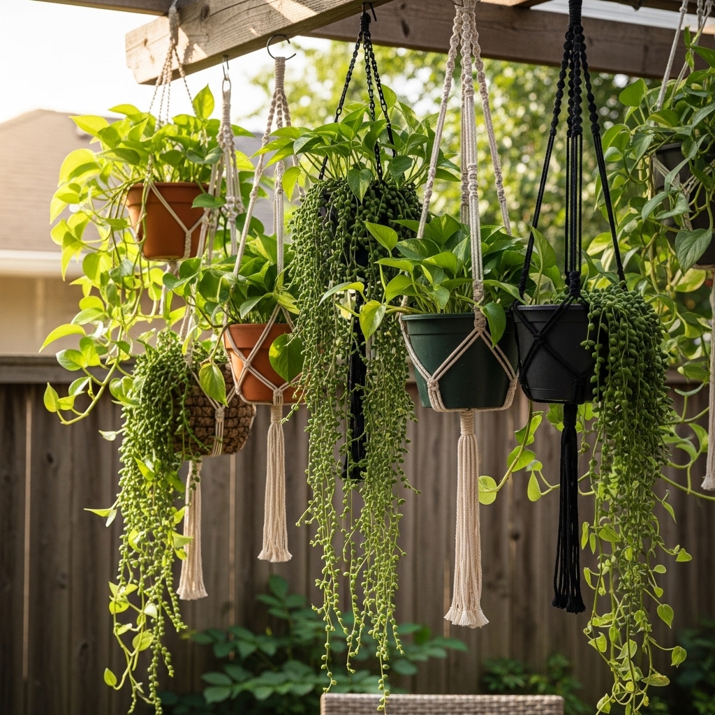 2. Hanging Planters